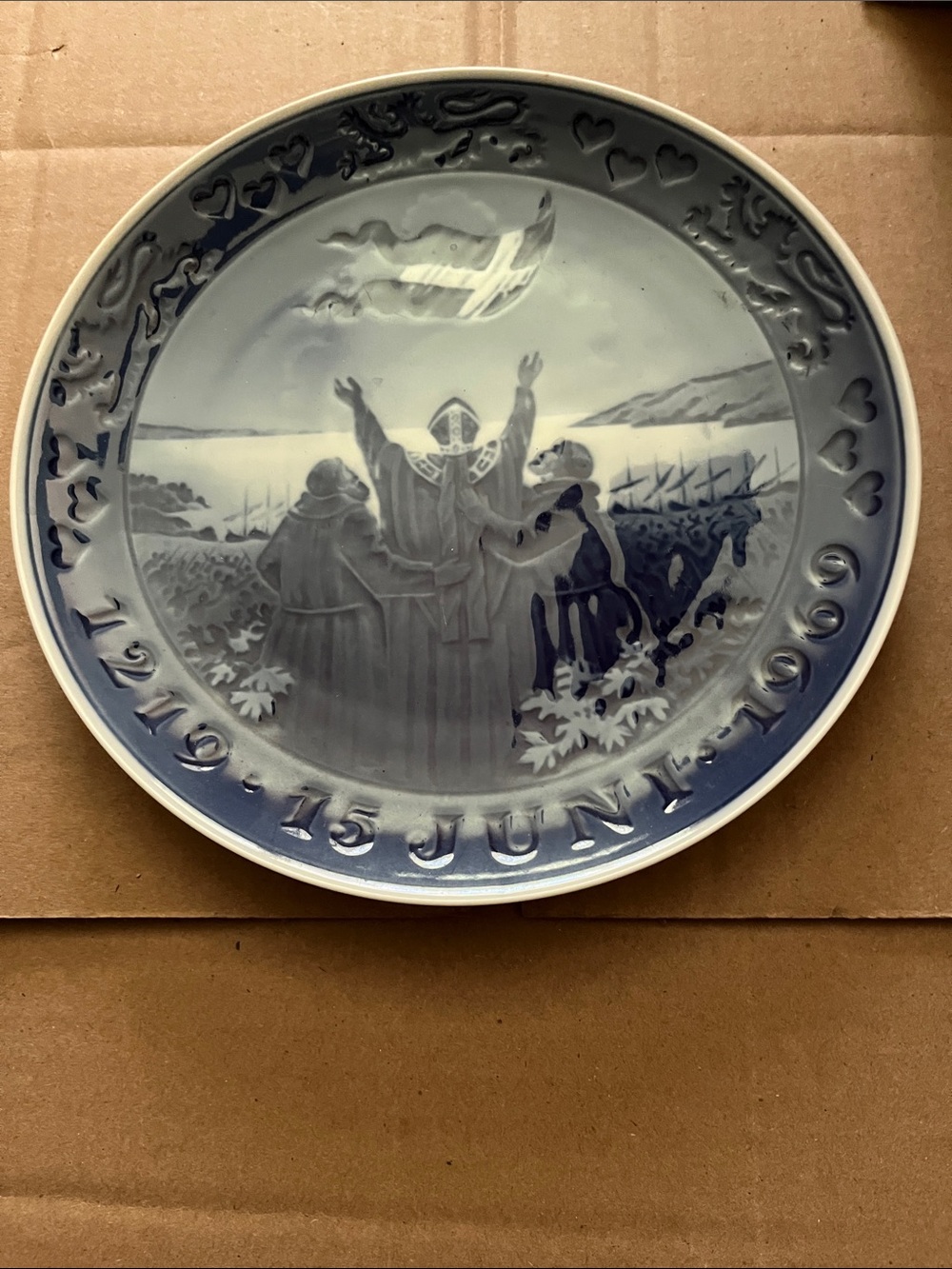 Royal Copenhagen Blue and White Porcelain Plate Backstamp